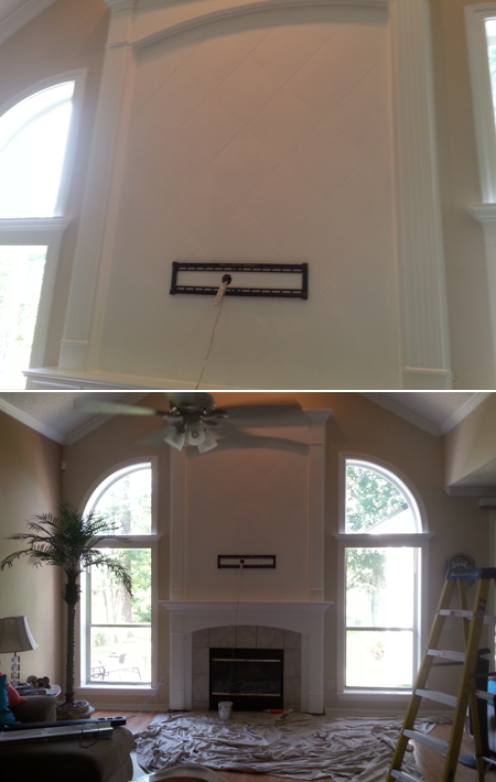 New Mantel in a Nice House in Jacksonville, FL